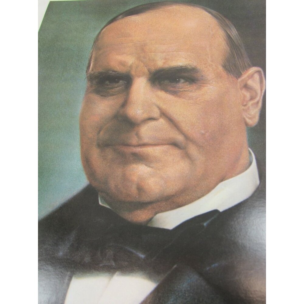 Vintage President William McKinley Poster Print Sam J Patrick 52760